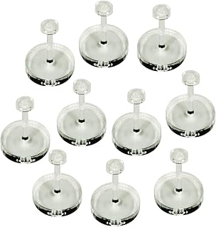 LITKO SW: Legion, 27mm Circular Flight Stand Kit, 6mm Clear, 1.25 inch Peg (10)