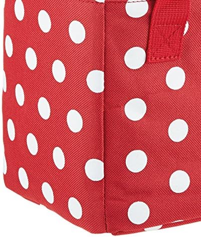 KitchenCraft Red Polka Small Polka Dot Lunch Cool Bag, Red / White, 4.9 L