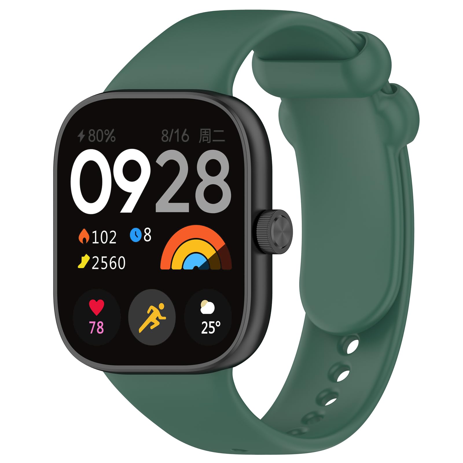 Senter Quick Release Soft Rubber Replacement band for Redmi Watch 4 Smart Watch