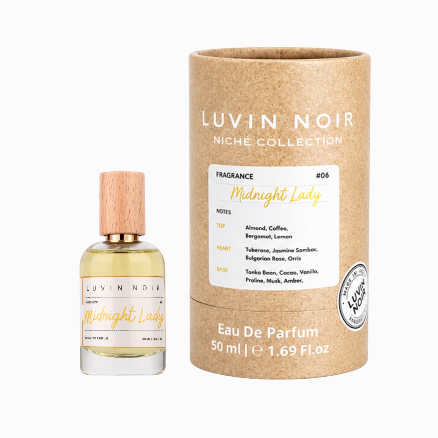 LUVIN NOIR Midnight Lady Eau De Parfum for Women | Long Lasting Luxury Fragrance Midnight Lady 50ml-image-20