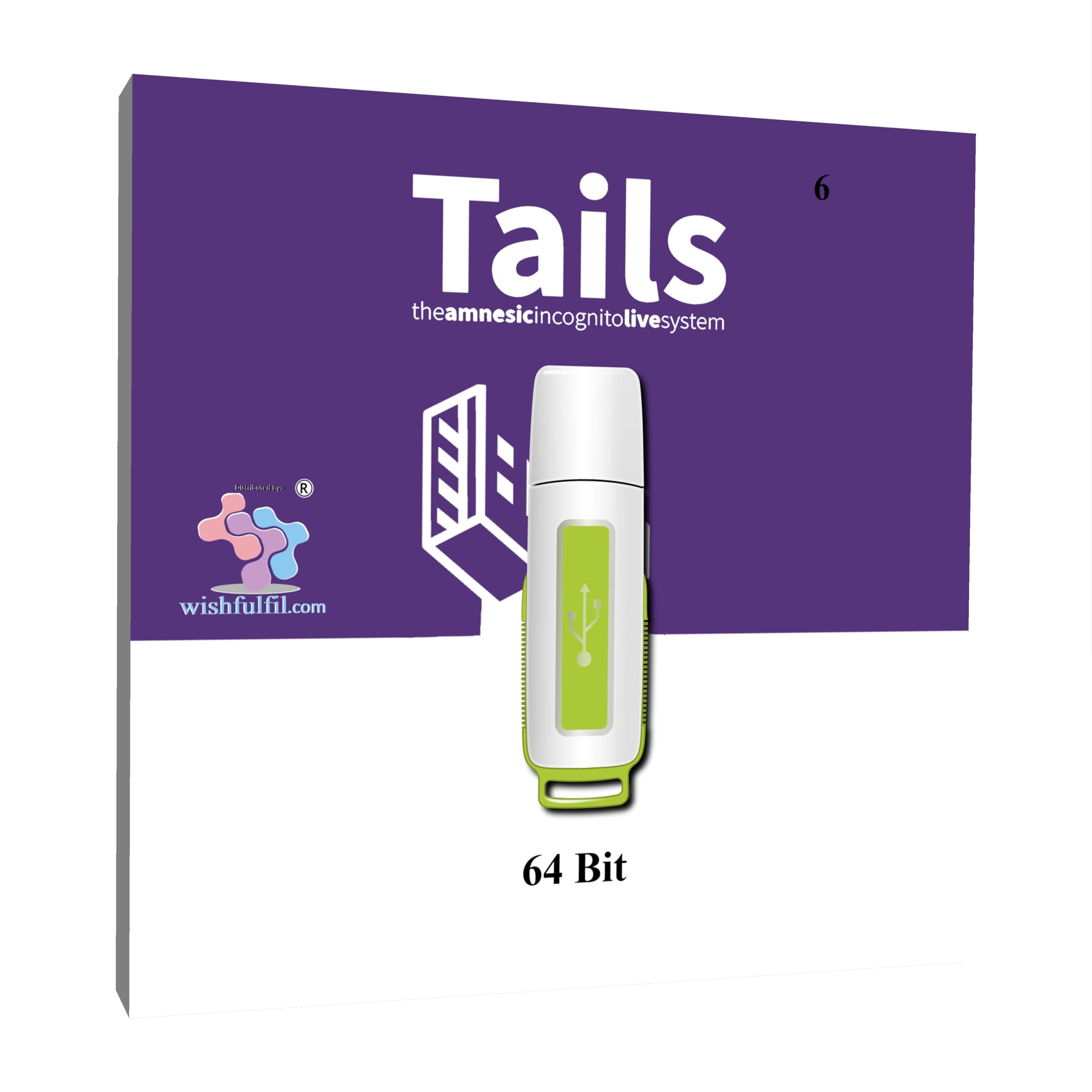 wishfulfil Tails 6 GNOME 64 Bit Live Bootable Installation 32GB USB Pen Drive-picture-19