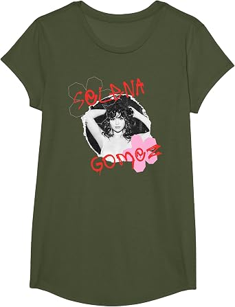 Official Selena Gomez Flower Photo T-Shirt