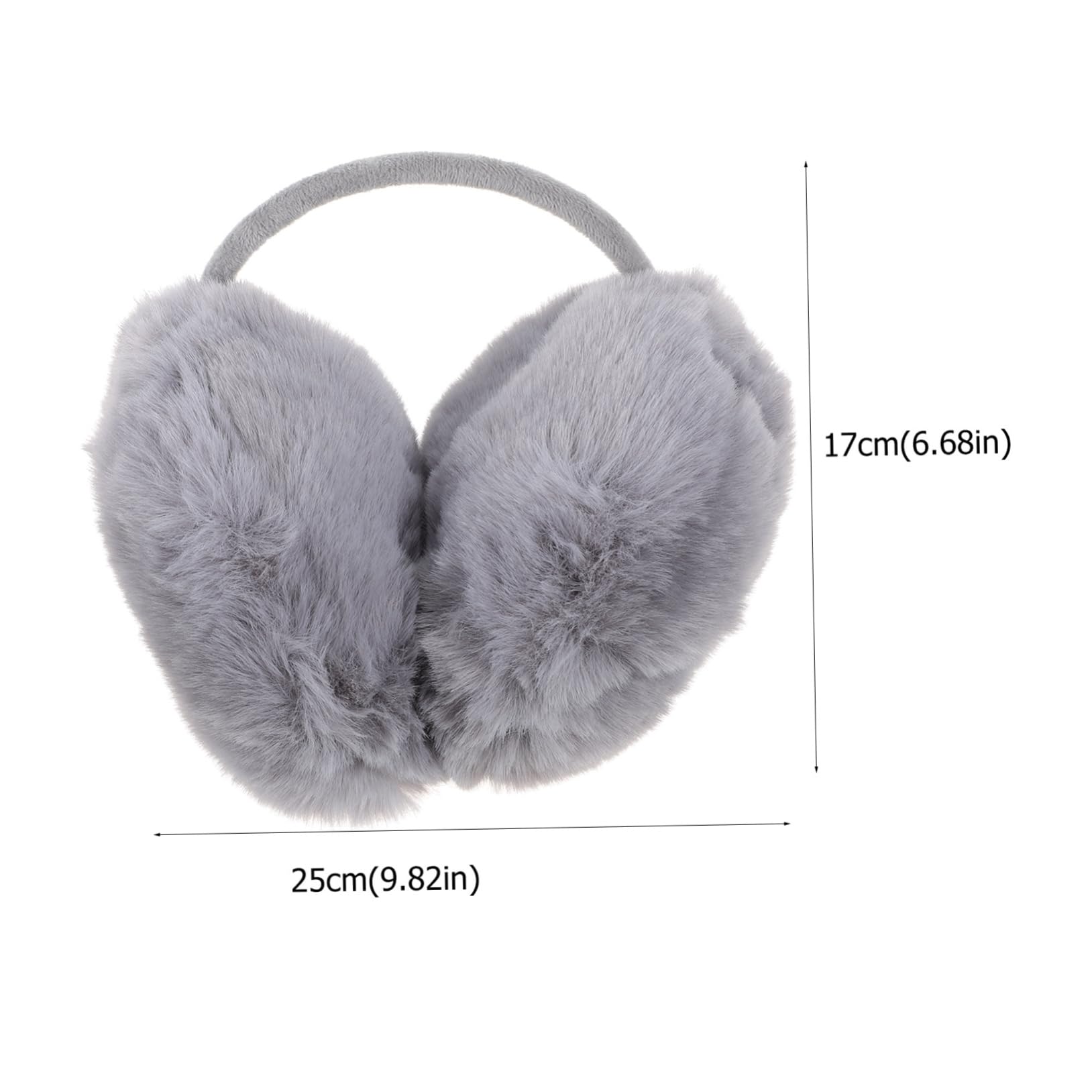 FOMIYES Fur Earmuffs for Women Winter Ear Covers Flannel Warm Comfortable Ear Warmers