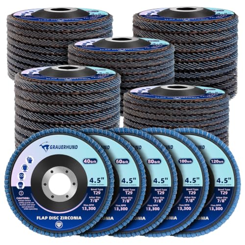 GRAUERHUND 50-Pack Flap Discs