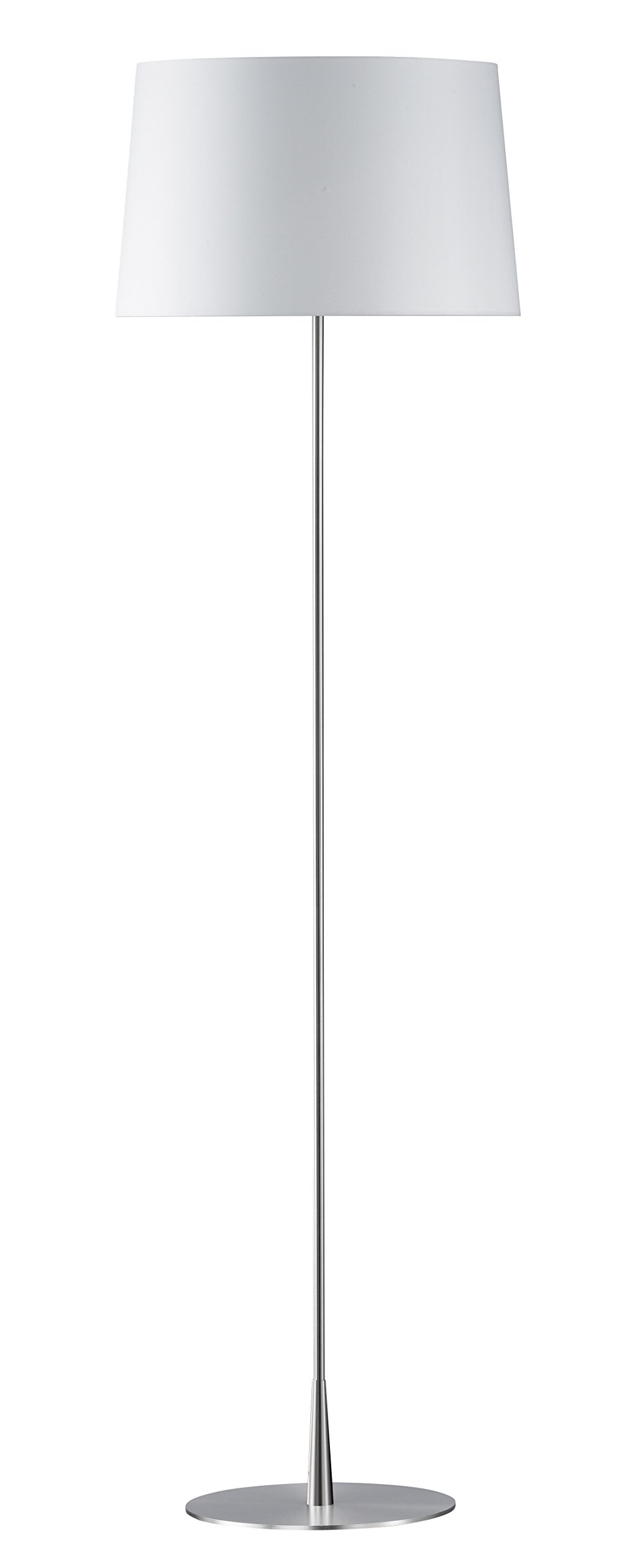 Honsel Leuchten Floor lamp, E27, Silber, Weiß
