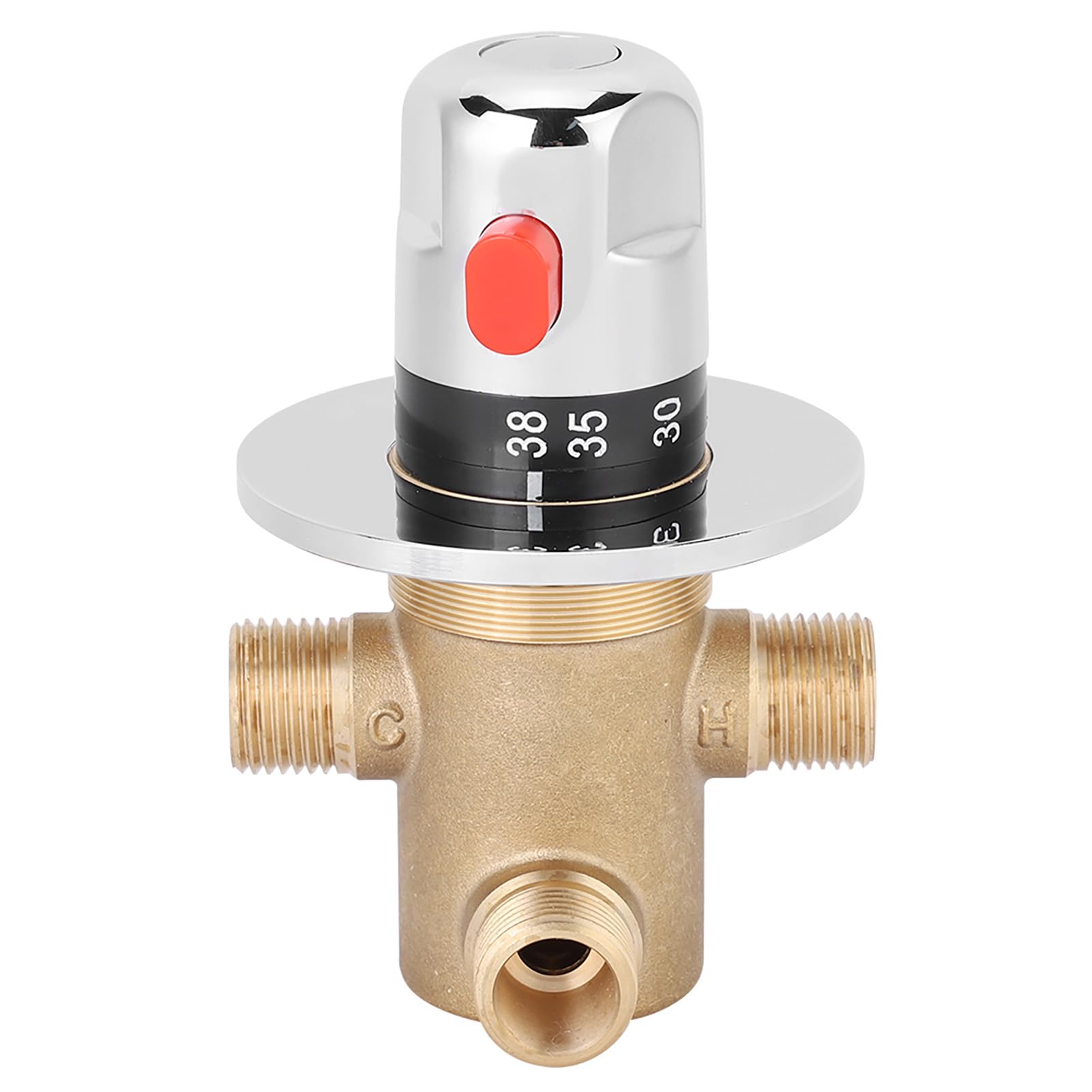 Douche haute pression en laiton avec valve anti-brûlure pour cabine