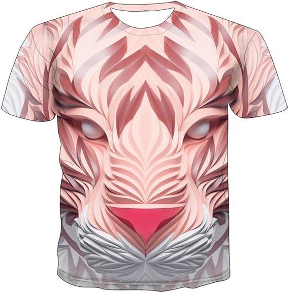 Amazon ユニセックスtシャツ3dタイガークリエイティブイラストプリント半袖メンズファッション半袖服夏カジュアルパーティー Tシャツ カットソー 通販 Amazon ユニセックスtシャツ3dタイガークリエイティブイラストプリント半袖メンズファッション半袖服夏カジュアルパーティー Tシャツ カットソー 通販