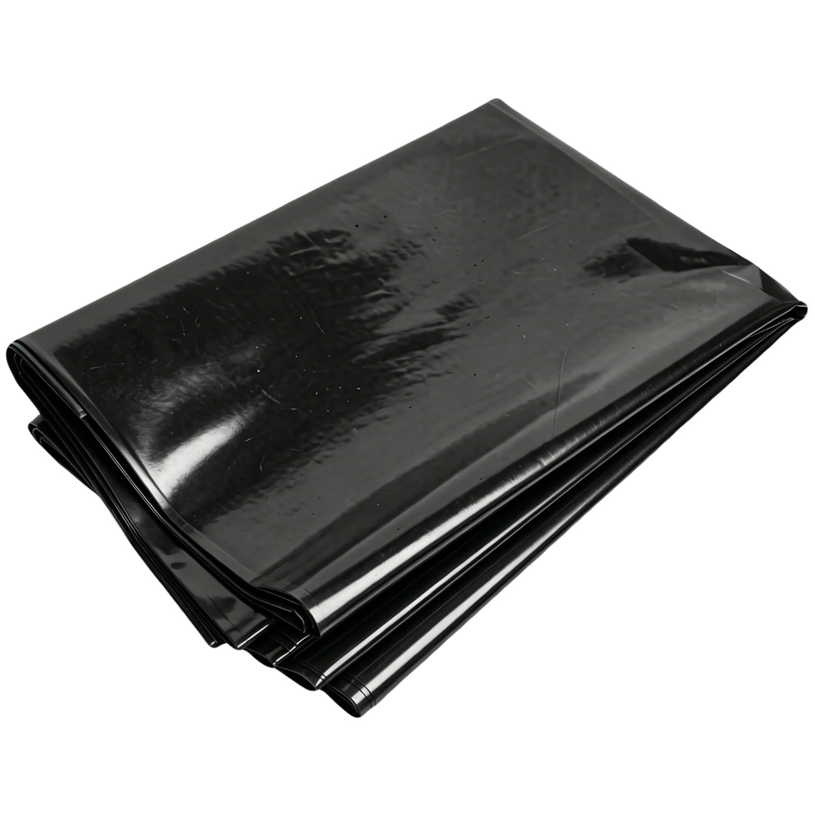 Foldable Pond Liner HDPE Black Thickness 0.13mm Reinforced Waterproof Tarpaulin for Fish Ponds Natural Looking Ponds Water Garden(10x10m(32.8x32.8ft))