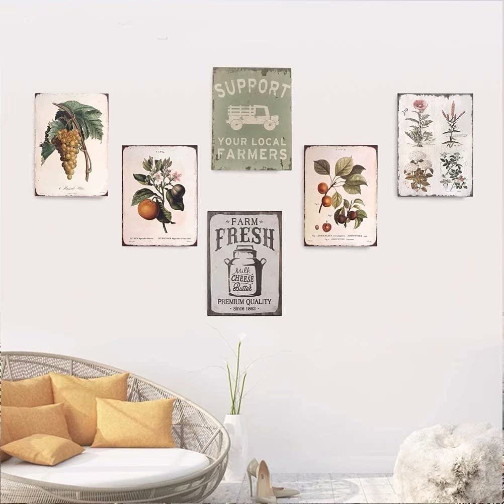Panneau Métal Vintage "Gardening Because Murder Is Wrong" - Décoration Jardin 20x30 Cm