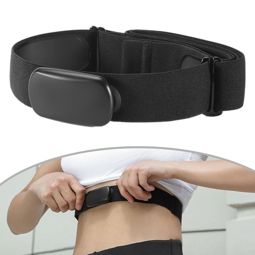 Fascia toracica con cardiofrequenzimetro, monitoraggio della frequenza cardiaca in tempo reale a basso consumo energetico con ANT+/Ble 4.0 (BLE) per Garmin