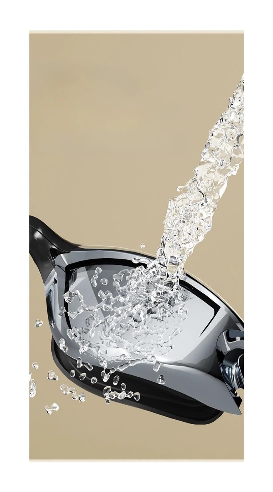 Masque Lunettes de Natation étanches antibuée HD pour Hommes et Femmes, Grande Monture, Ensemble de Lunettes de Natation et de plongée Masque plongée(F)