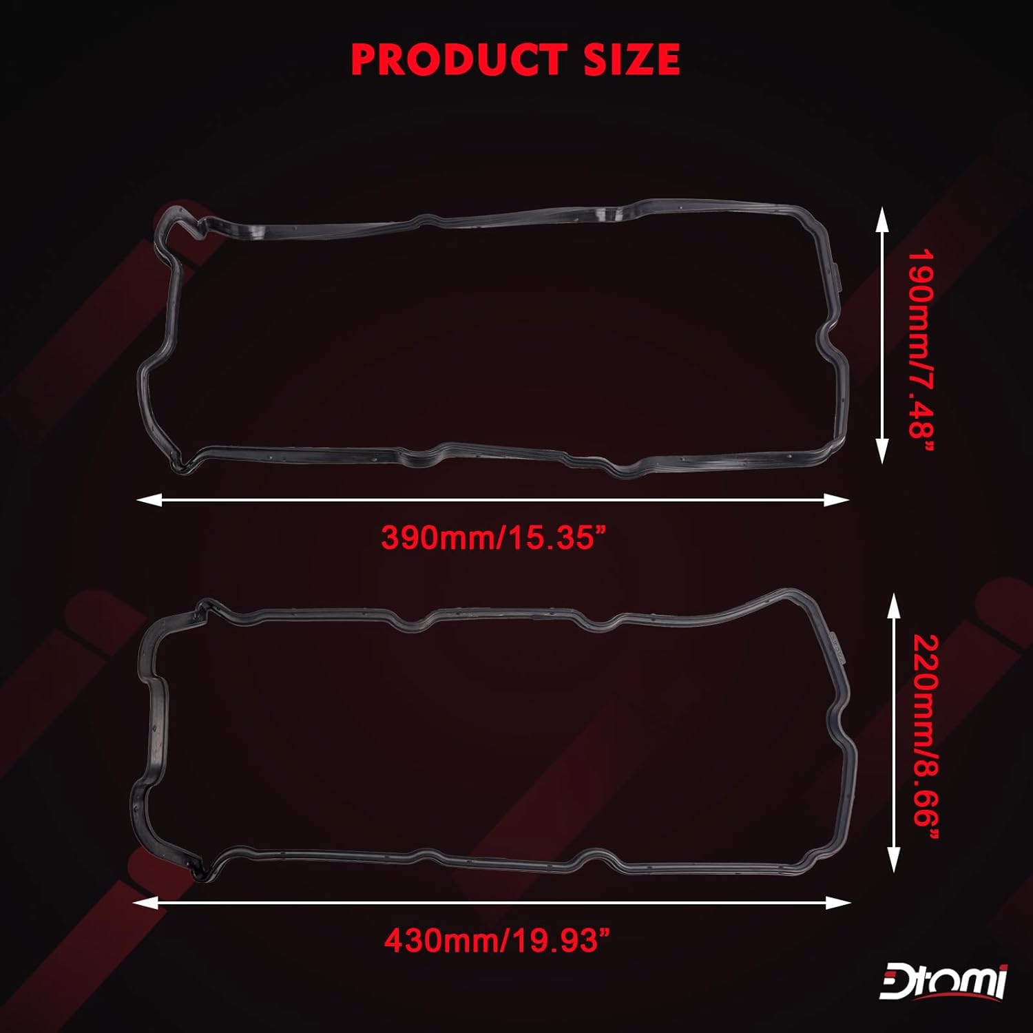 Engine Valve Cover, Upper Intake/Plenum Gasket Set Compatible with Nissan Vehicle Altima 2002-2006, Maxima 2002-2008, Murano 2003-2007, Infiniti I35 2002-2004, 3.5L Replaces# VS50608R MS96471 MS20327
