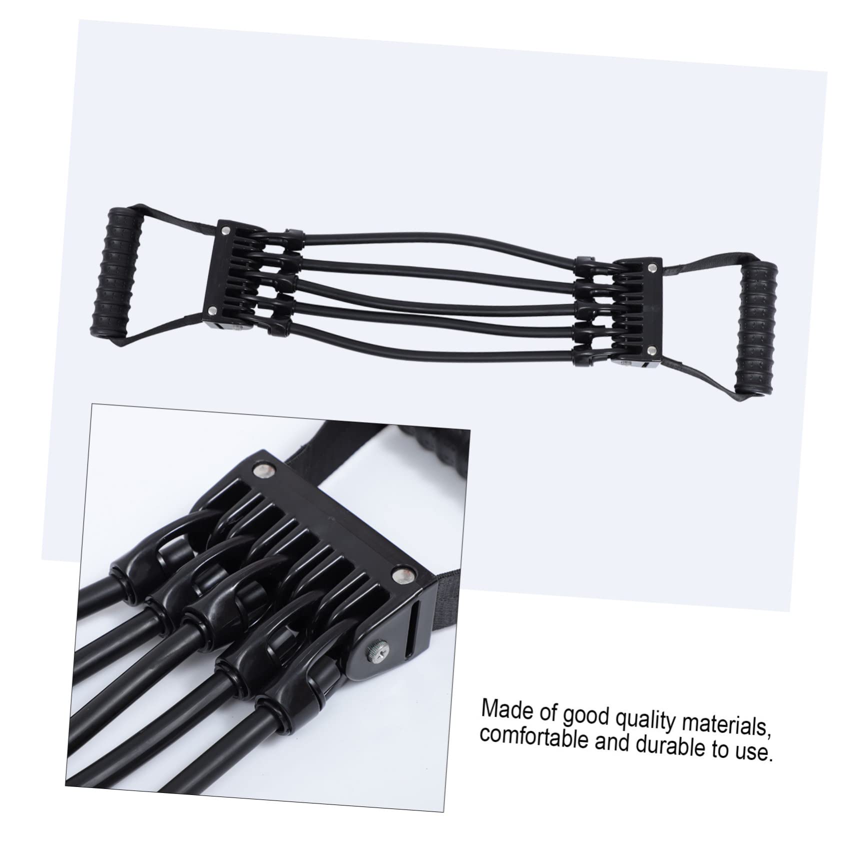 Milisten Banda de Resistencia para Fitness Látex Negro, Super Elasticidad y Diseño Profesional para Principiantes en Musculación y Entrenamiento en Casa