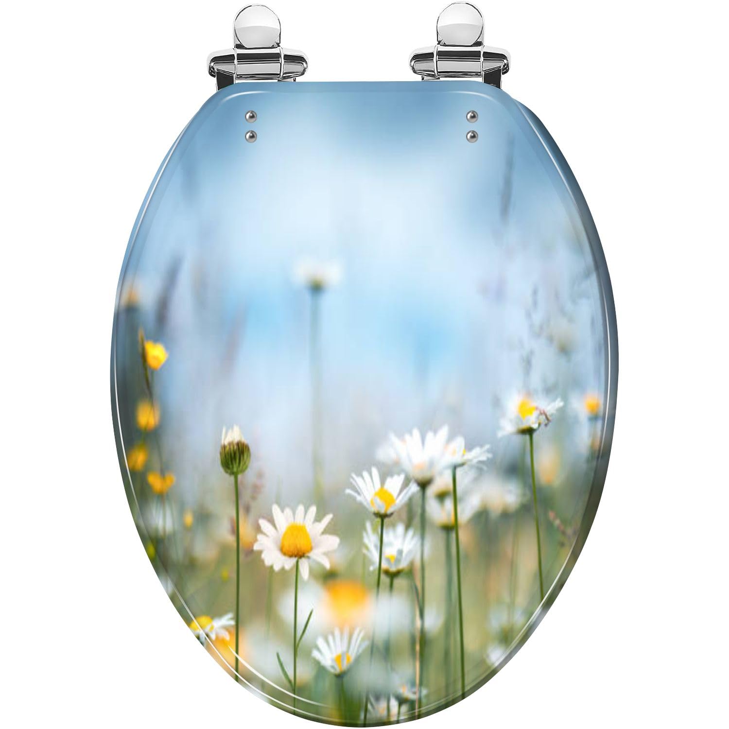 Gutuyehkea Multi1 Abstract Light Purple Resin Elongated Toilet Seat Slow Close Quick Release Hinges Easy Clean 18.5X14.5 Inches(Multi1)