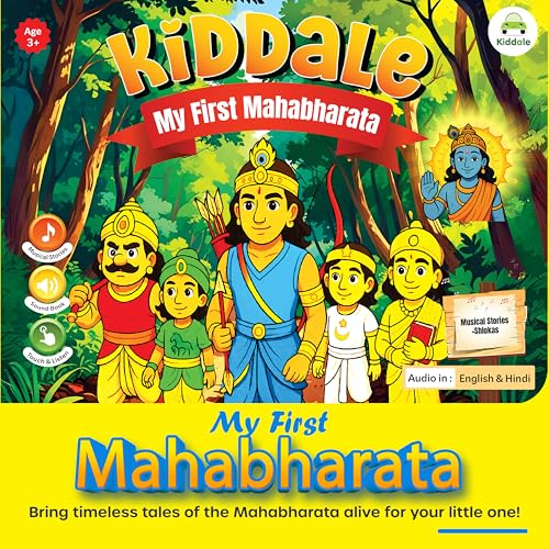 Image of Kiddale My First Mahabharata Musical Story Book - Interactive Story & Learning for Kids| Best Gift for Kids(3-15years)