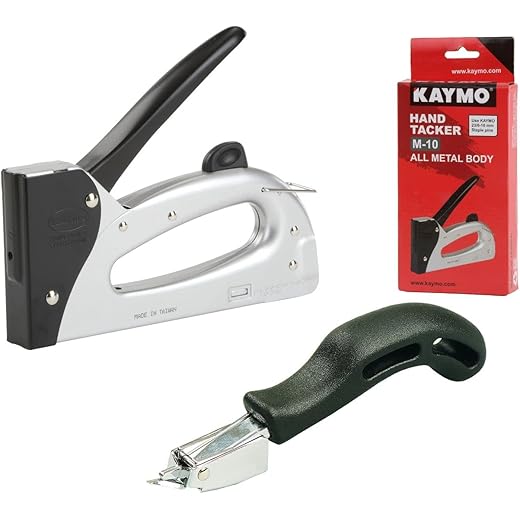Kaymo M-10 Hand Tacker + Stapler Remover 280g