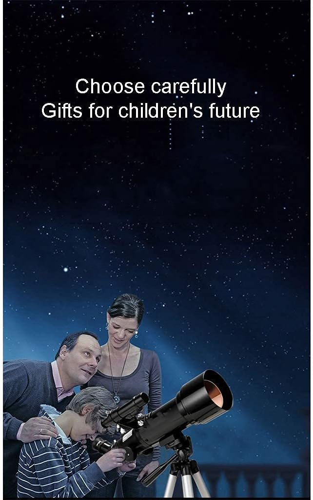 2021 Updated Telescopes for Astronomy Super Large Diameter 70MM for Kids Beginners Refractor Telescope Travel Telescope with Carry Bag and Tripod Gifts for Children’s