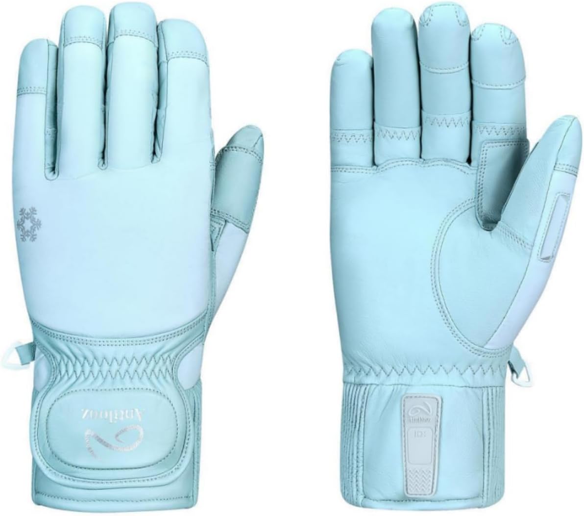 ANTILOOZ.Eve-Mittens-2024REG, Ski Gloves Snow Gloves for Men&Women, Waterproof Snowboard Gloves for Cold Weather, Windproof Warm Skiing Gloves