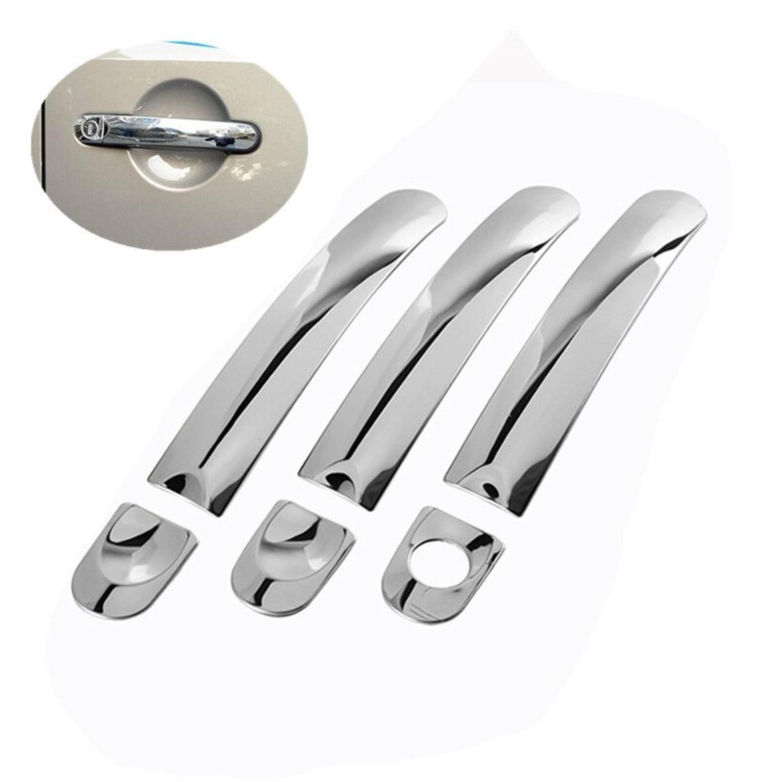 Accessoires de voiture poignée de porte chrome VW T5 T6 3 portes