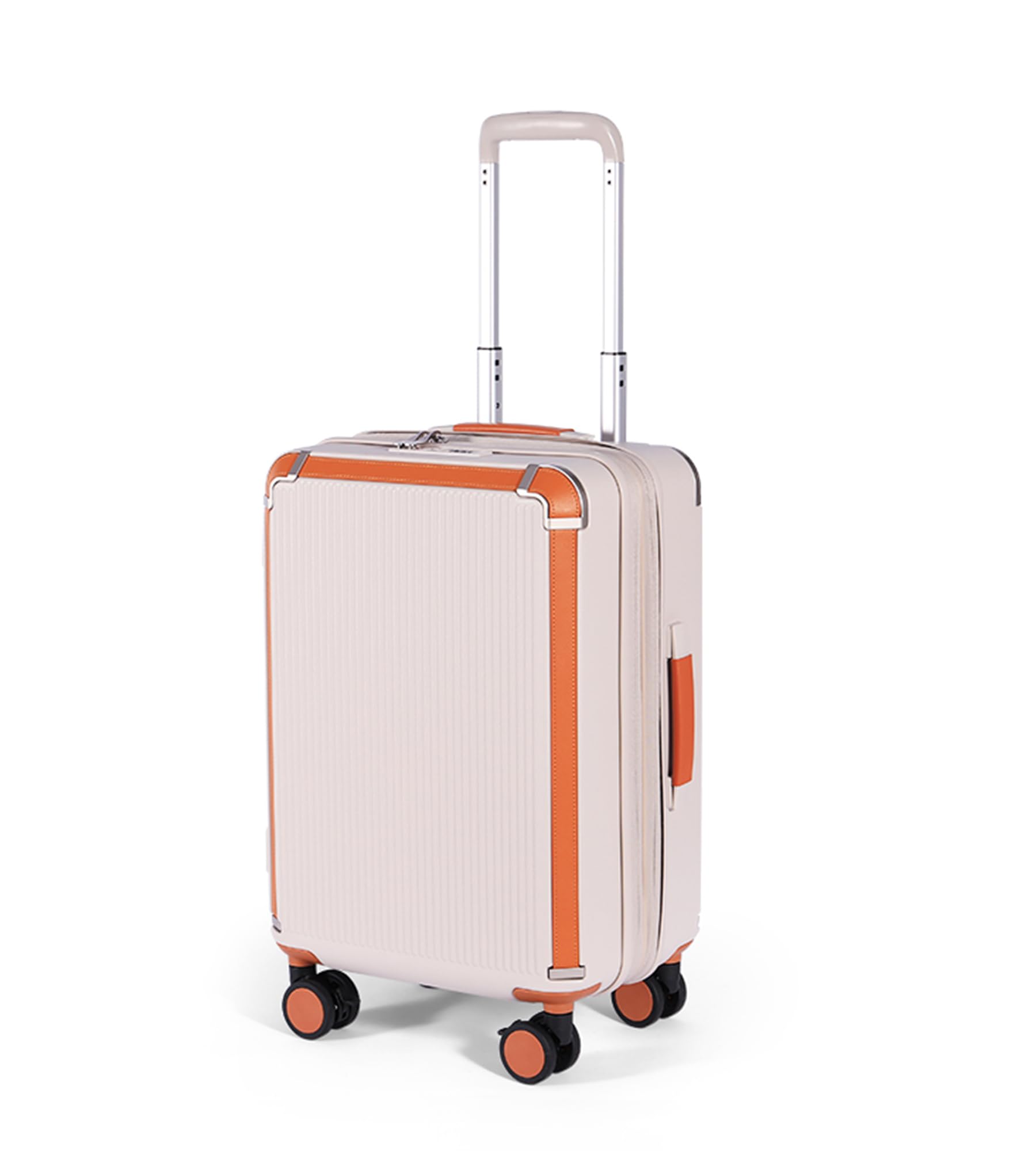 feilario Hardshell Carry On Luggage, Zipper Closure, Brake Wheels