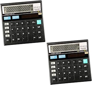 2Pcs Calculadora Para Calculadoras De Escritório Calculadora Calculadoras De Mesa Calculadora Grande Calculadora Portátil Calculadora Simples Para Mesa Contabilidade Calculadora NUOBESTY