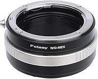 Vista 14 de Fotasy lente ANAF Sony Minolta MA AF para cámara Sony NEX E-Mount, color negro