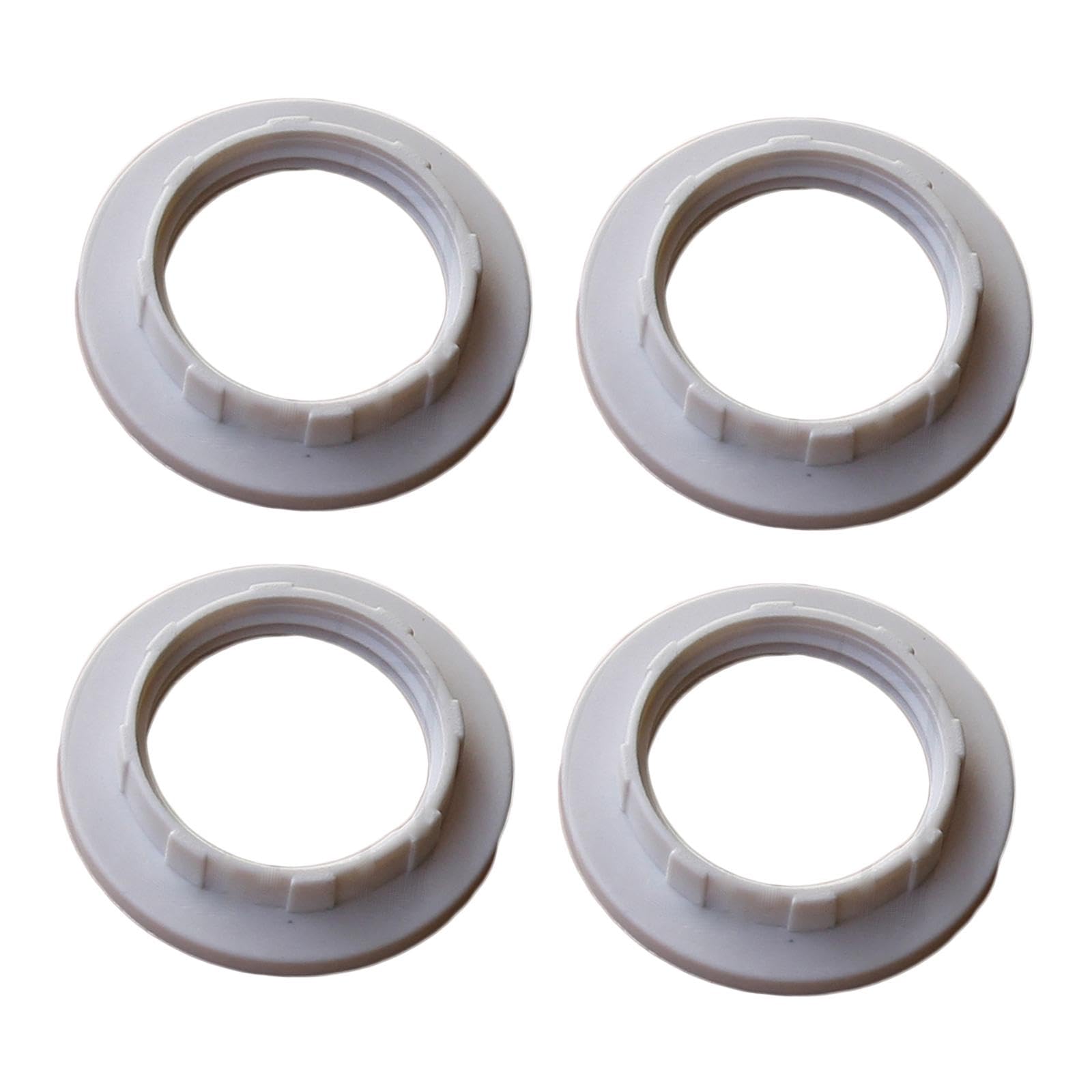 4Pcs E14 E12 Outer Rings Lamp Holder Lamp Shade Collar Rings White-image-28