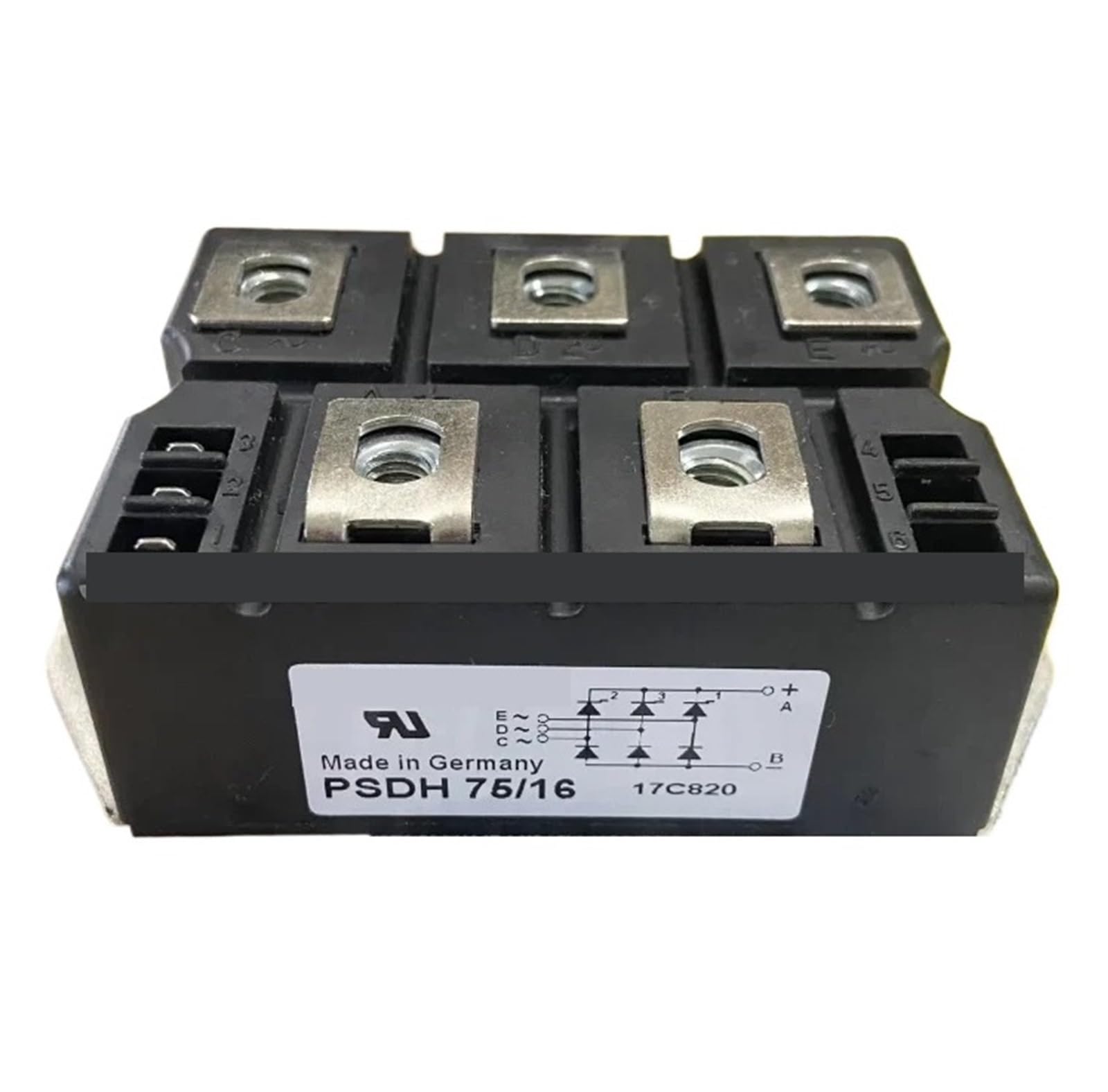 Module de pont redresseur PSDH75/16 triphasé pour régulation tension