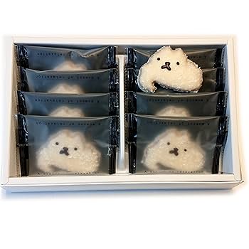 Amazon.co.jp: 信州 ゆきねこもふにゃん にゃんこクッキー 8個