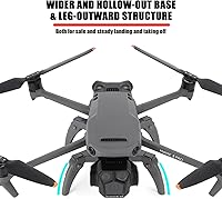 Vista 5 de Mavic 3 Pro Landing Gear Leg Kit extendido plegable para DJI Mavic 3 Pro RC Cámara Drone Accesorios Extensor de altura Extensiones protector