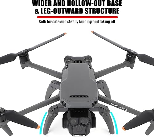 Miniatura 5 de Mavic 3 Pro Landing Gear Leg Kit extendido plegable para DJI Mavic 3 Pro RC Cámara Drone Accesorios Extensor de altura Extensiones protector de