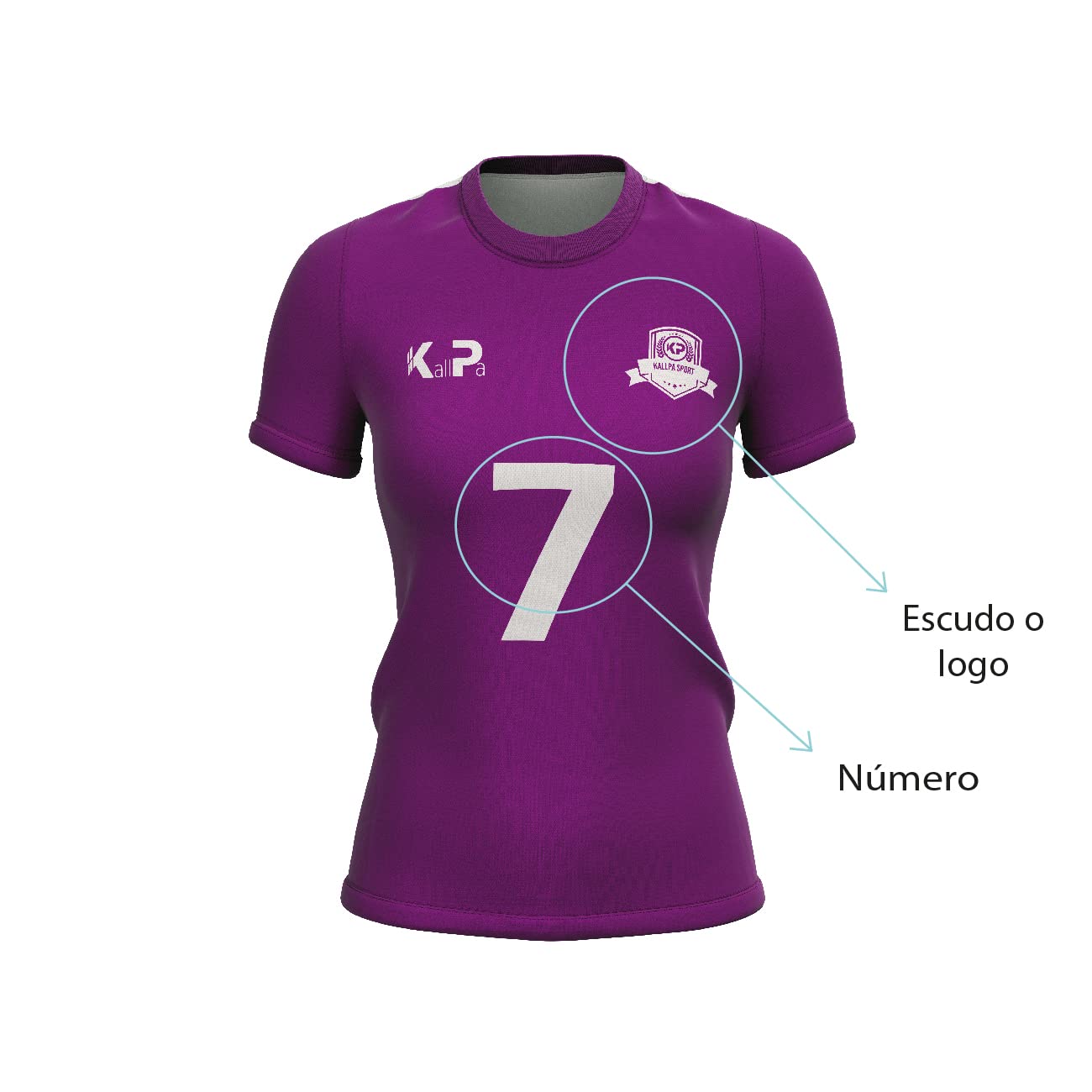 Equipación Deportiva de Voleibol Personalizada. Unisex niños y Adultos. Solo Camiseta. Personaliza con tu Nombre, Escudo y número