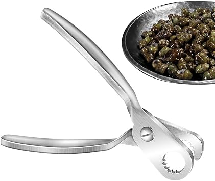 Snail Cutter Tool - Small Pliers, Stainless Steel Snail Tail Removal Tool | Snail Tail Remover Professional Cutting Snail Peeler Tool
