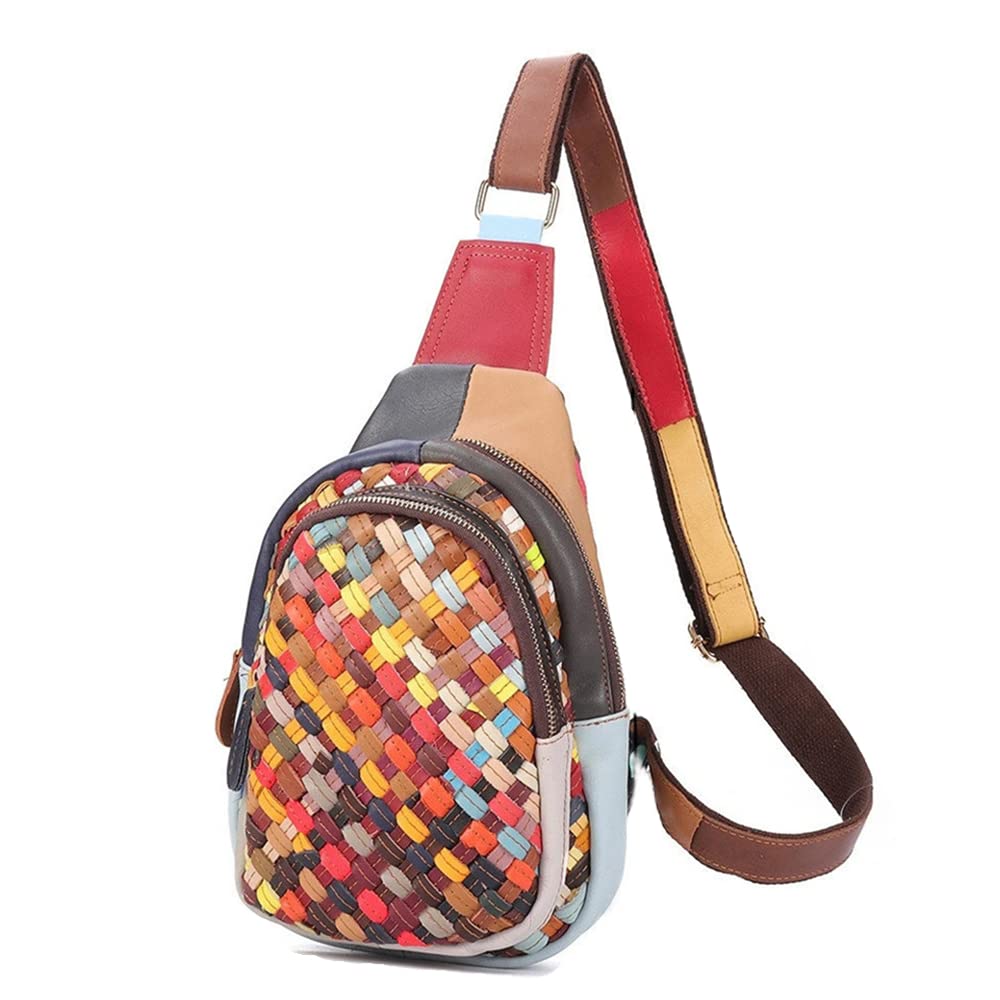 Bolso de hombro para mujer Bolso de viaje de moda Bolso de hombro de cuero Marrón