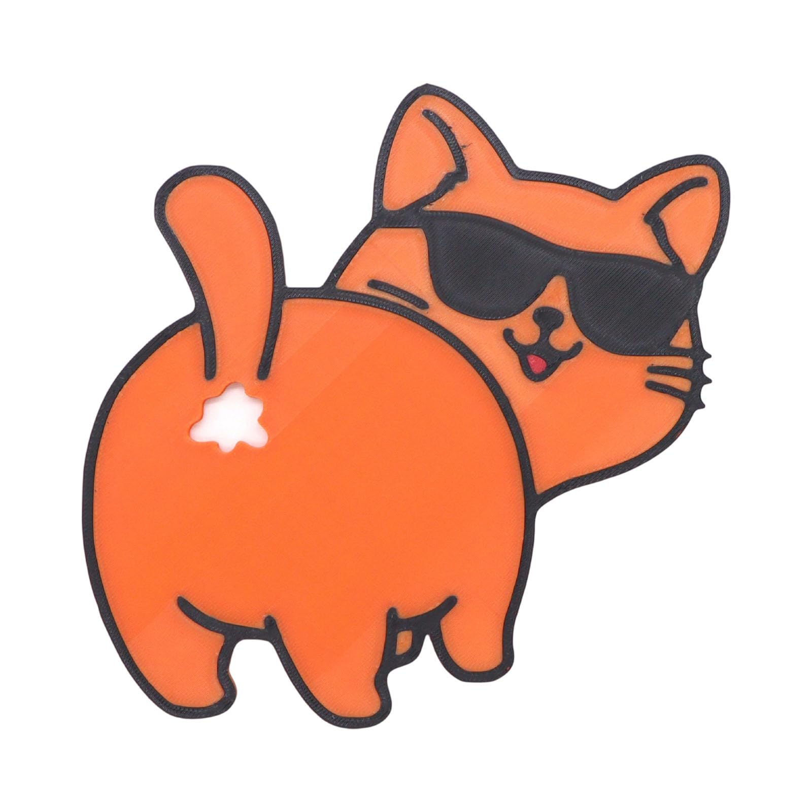 Maxtonser Funny Printed Cats Dog Butt Shape Bread Bag Clip Keep Snacks Freshness Polylactic Acid Kitchen Sealer Clip For Chip Cere