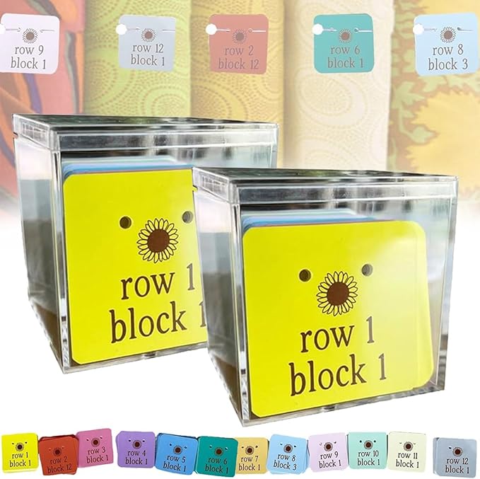 Quilt Block Row Markers, Quilting Markers Block, Quilt
