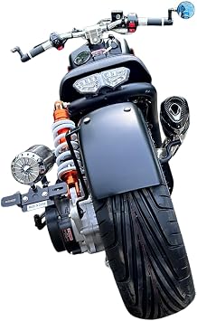 Reckless 50cc Gen V Scooter - High-Performance, Stylish City Ride for Adults & Teens, Automatic Transmission, LED Lights, Smooth Ride, Durable Build, Perfect for Urban Adventures (Black)