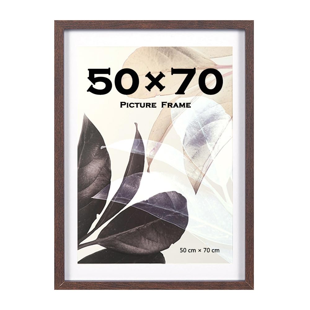 Scholar Tree Walnut 50x70cm Picture Frame,1 Pack, Wall Hanging Photo Frame