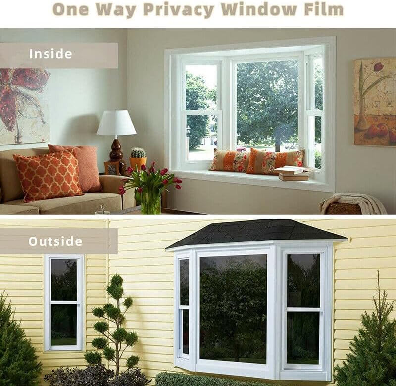Miniatura 5 de The Perfect Part Película de privacidad  Película de privacidad para ventana para el hogar y la oficina, película de privacidad unidireccional para