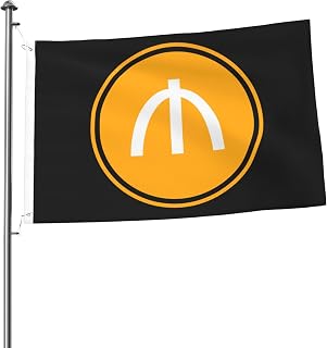 Azerbaijan Manat Currency Flags 2x3 Ft Outdoor Banner Double-Sided Flags For Lawn Patio Decorations Indoor