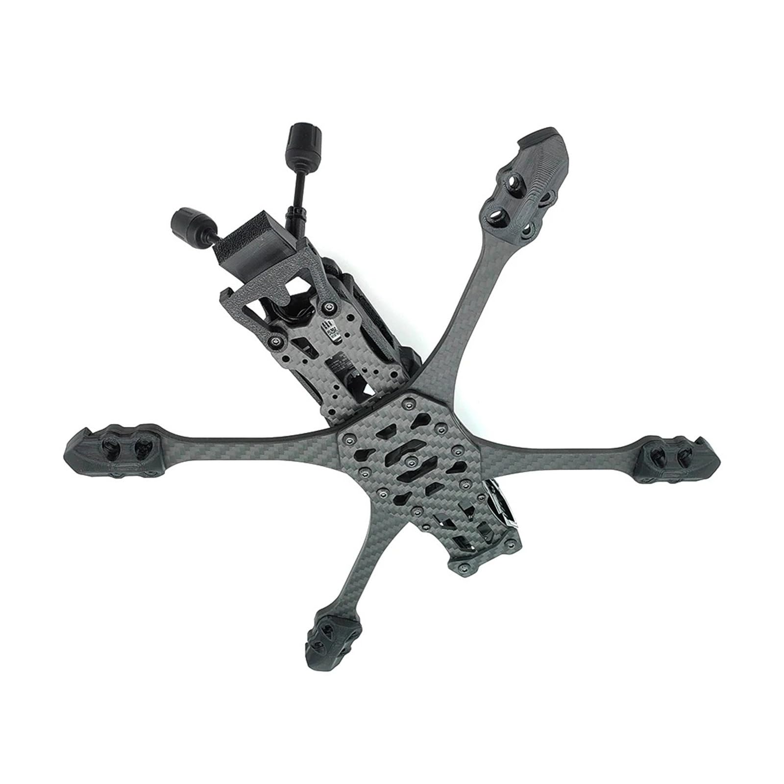 Mark5 O4 Pro FPV Rahmen Kit X/DC Version 5 zoll Carbon Fiber Quadcopter Racing Drone for RC freestyle DIY teile(X frame kit blu)