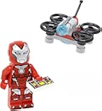LEGO Marvel Super Heroes: Avengers: Iron Rescue Minifigure (Pepper Potts) in Red Armor with Drone