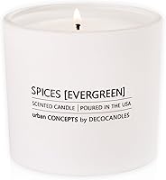 Vista 14 de Conceptos Urbanos de DECOCANDLES - Coco de la Isla - Vela de soya altamente perfumada - Larga duración - vertida a mano en Estados Unidos