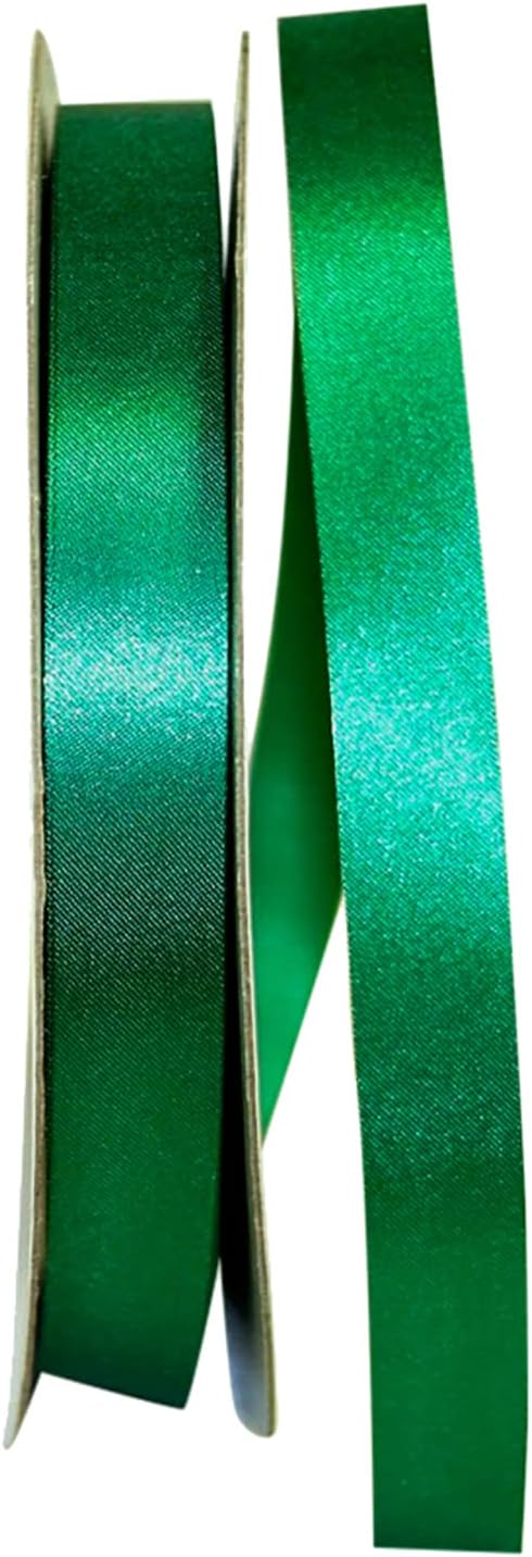Reliant Ribbon 5100-580-03C Ribbon, 5/8 Inch X 100 Yards, Holiday Green