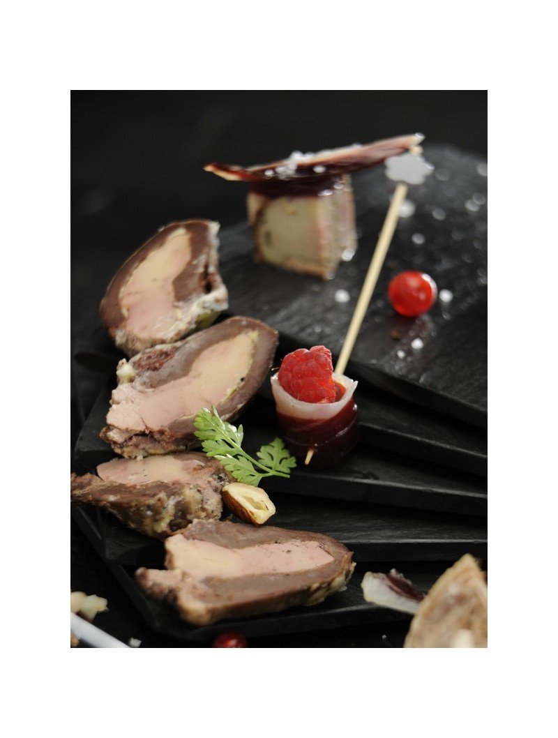 ESPRIT FOIE GRAS - Foie Gras Mi-cuit de canard du Gers IGP - 250 g Sous vide - Conserverie familiale du Gers - Pour 4 personnes - Canard élevé et transformé dans le Gers
