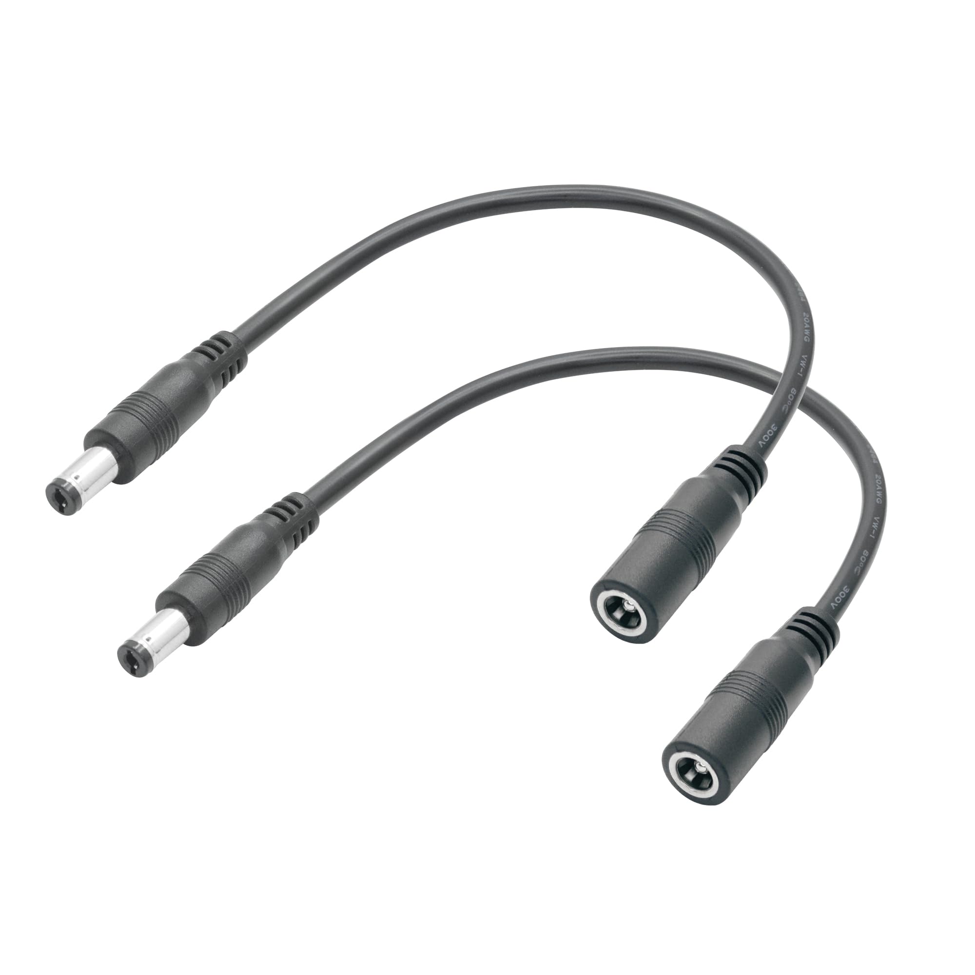 Amazon | 短い12V DC電源コード6インチ、DC 5.5mm x 2.5mmメスから5.5