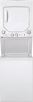 24" Unitized Washer-Elec Dryer White