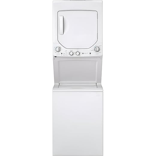 GE 24" Unitized Washer-Elec Dryer White