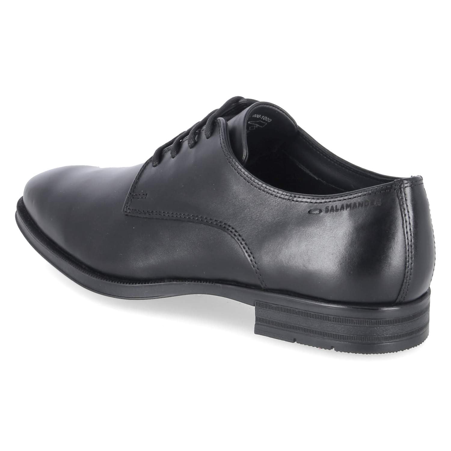 Salamander E11AUU011000-1000 Chaussures d'affaires en cuir lisse pour homme Noir Pointure 40