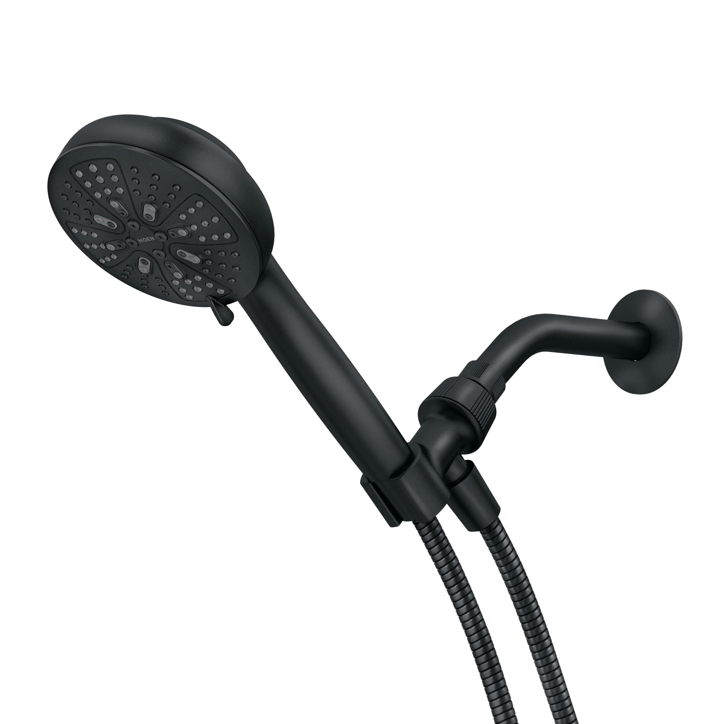 Moen Hydro Energetix Matte Black High Pressure Shower Head with
